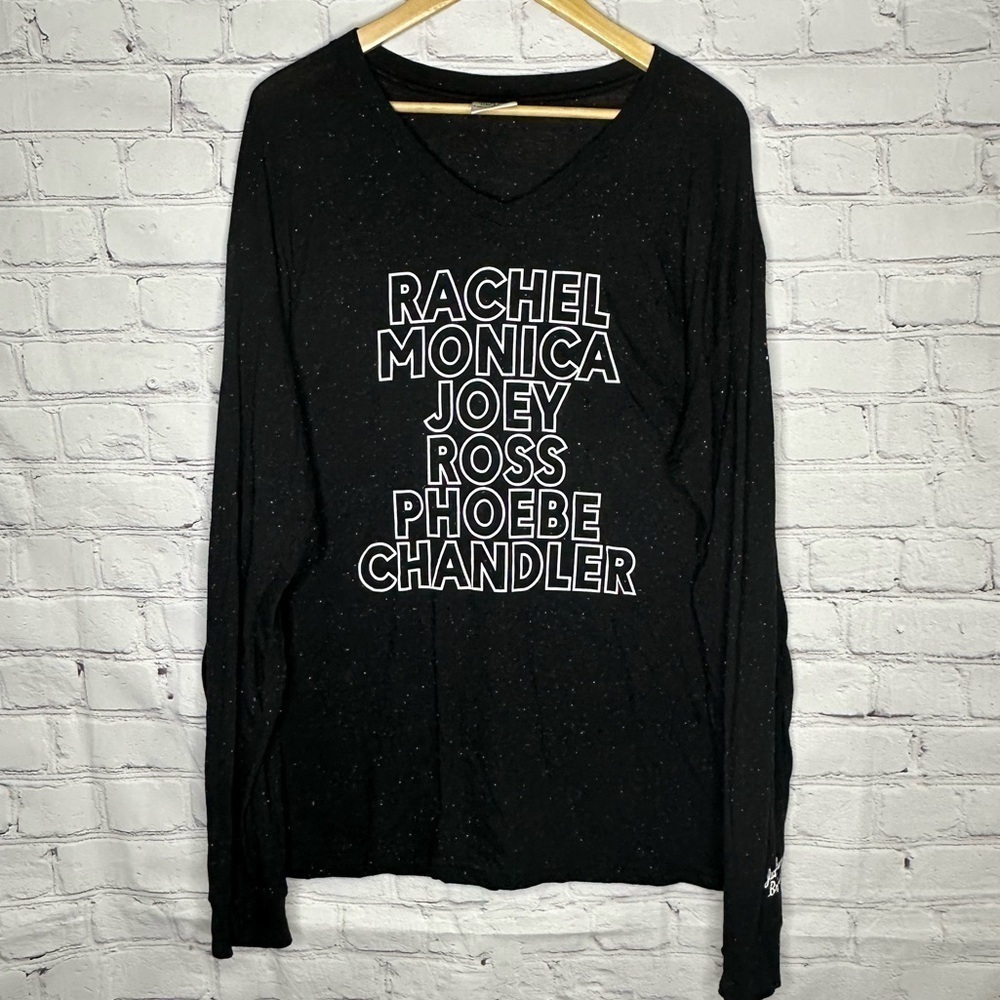 Jadelynn Brooke Friends V-Neck long sleeve 
Graphic Tee